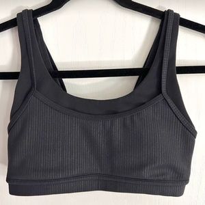 Lululemon Layered Black Sports Bra
